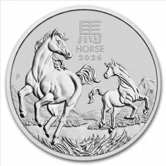 Silver Lunar Coin 2026 - Year of the Horse - 1kg