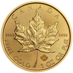 Gold Canadian Maple Leaf Coin 2017 - 1 oz