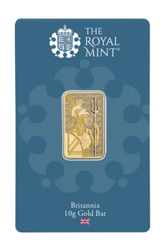 Gold Britannia Minted CertiCard Bar - 10 Gram