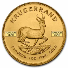 Gold South African Krugerrand (Random Year) Coin - 1 oz