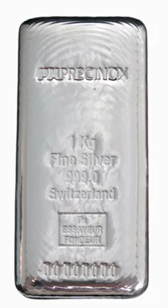 Silver Px Precinox Cast Bar - 1 kg