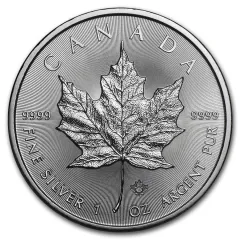 Silver Canadian Maple Leaf Coin 2016 - 1 oz