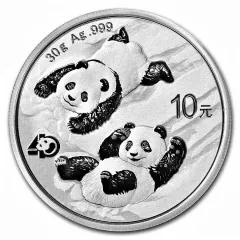 Silver Chinese Panda Coin 2022 - 30 Gram